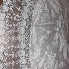セミダブルベッド用シーツスカートの画像