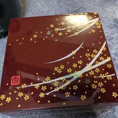 山中塗　三段重　6.0寸