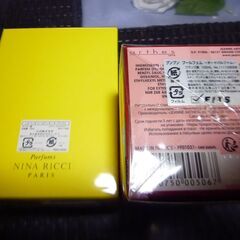 ニナリッチレールデュタンオードトワレ（３０ml )ブンブンプールフェルムオードパルファーム（100ml)の未開封品セットの画像