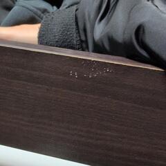 ロフトベッド、棚収納付きの画像