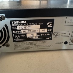 TOSHIBAビデオレコーダーの画像