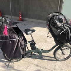 Panasonic電動自転車チャイルドシート2つ付き