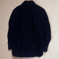 UNIQLO ユニクロ コーデュロイ 長袖シャツ  ネイビー サイズ Sの画像
