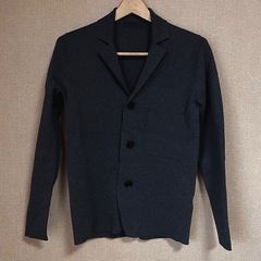UNIQLO ユニクロ ブレザー風 カーディガン  グレー サイズ S