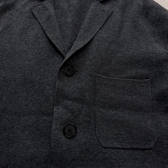 UNIQLO ユニクロ ブレザー風 カーディガン  グレー サイズ Sの画像