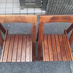 木製チェアー　椅子の画像