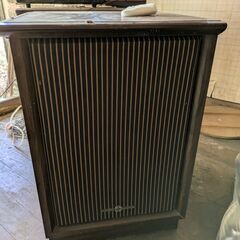 ジャンク品　ONKYO X-100アンプ　大型オーディオスピーカー　２個の画像