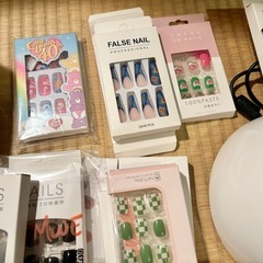 ジェルネイル セット  ライト パーツ 付け爪の画像