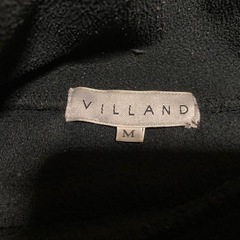 しまむら　VILLAND ハイネック　黒　フリースの画像