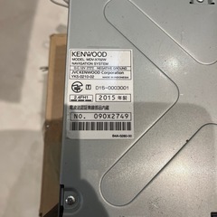 本日限定値下げ⭐️KENWOOD MDX-X702W⭐️ ケンウッド　スズキ・マツダカプラー付の画像