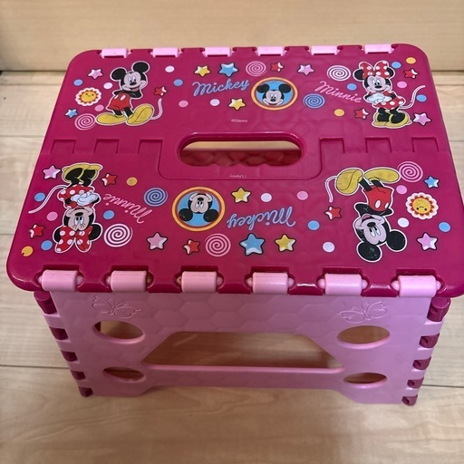 ディズニー　折りたたみ踏み台　折りたたみステップ