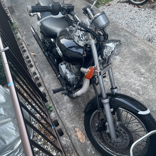 125cc 黒 バイク エリミネーター125
