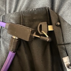 自転車 鍵の画像