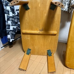 折りたたみテーブル、その一の画像