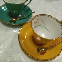 中古　コーヒーカップ　２点セット　無料！の画像