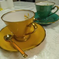 中古　コーヒーカップ　２点セット　無料！の画像