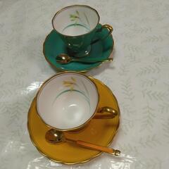中古　コーヒーカップ　２点セット　無料！の画像