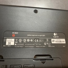 キーボード　k360の画像