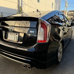 プリウス30後期⭐️外装綺麗⭐️USヘッドライト、車高調、フロントバンパースムージング⭐️シンプルカスタムです！の画像