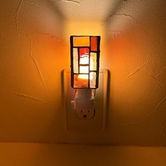 (お値下げ)小さなステンドランプの画像