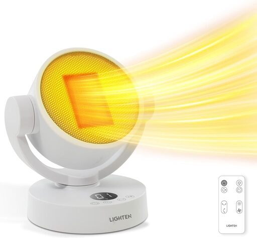 3D首振りセラミックファンヒーター　新品未使用
