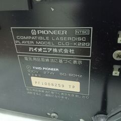 PIONEER CLD-K22G レーザーディスクプレーヤー カラオケリモコン付の画像