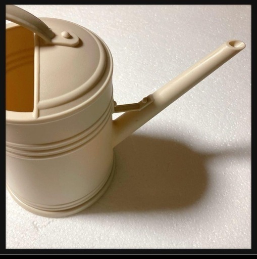 ご購入者様決定꒰未使用꒱2way アンティーク調 軽量水差しじょうろ クリーム色 ガーデニング