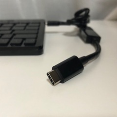 エレコム Bluetooth ワイヤレスキーボード「TK-FBP030」＋USB-A、Type-Cの接続ケーブルの画像