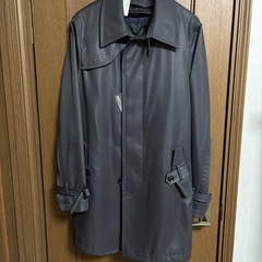 ビジネス　トレンチコート　濃いグレー