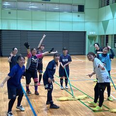 しっかり練習　♡女子フットサルチーム♡　ＪＦＡなでしこひろば　経験・年齢不問で募集しますの画像