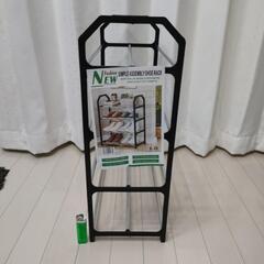 展示品の撮影用としてのみ使用　小物ラック　色:黒の画像