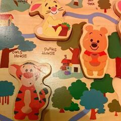 プーさん型はめパズルの画像