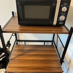 レンジ、キッチンラック