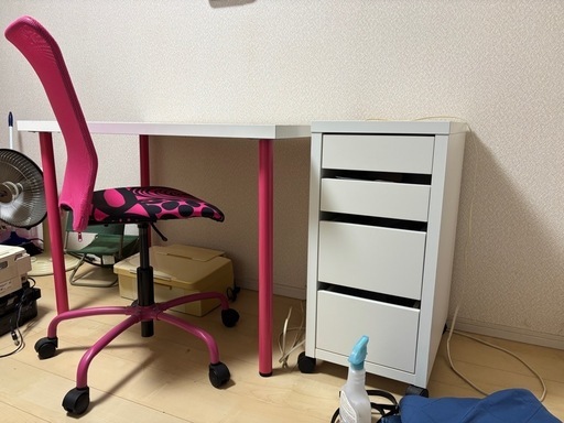 【全てIKEA製】デスクセット