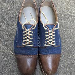 キャサリンハムネット・ロンドン
デニム×レザードッキングシューズの画像