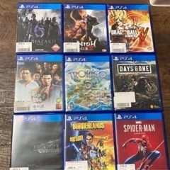 PlayStation4とps4ソフト９本　ニンテンドーSwitchと交換OK PS4の画像