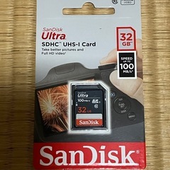 【取引中】SanDisk SDカード 32GB 