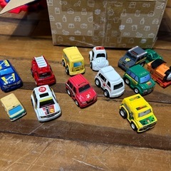 電動バイク　カーズミニカー　チョロＱ　立体駐車場　おまけ付きの画像