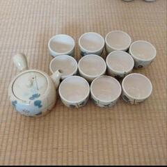 急須　湯呑み10客　
新品未使用
