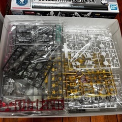 RG νガンダム（チタニウムフィニッシュ）& RG サザビー（スペシャルコーティング）セットの画像