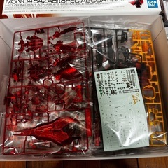 RG νガンダム（チタニウムフィニッシュ）& RG サザビー（スペシャルコーティング）セットの画像