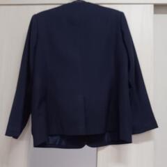 学生服／小学校／130cm／紺色イートン型シングル／ネイビー／上着の画像