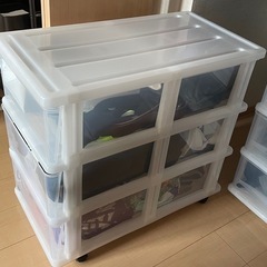 衣類収納　２つセット　ニトリ製の画像