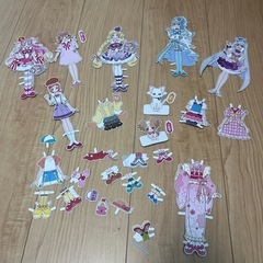 わんだふるプリキュア　紙人形　きせかえ（一部無いものもあります）