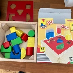 木製幼児用　パズル　開封のみ