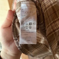 axes femmeチェックシャツの画像