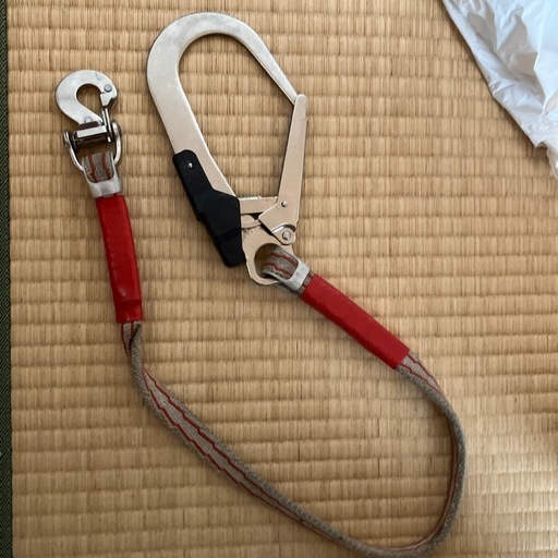 1丁掛けランヤード？安全帯　建築現場