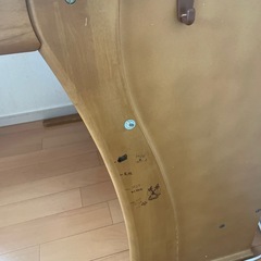 勉強机　木製の画像
