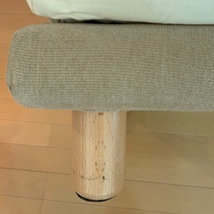 無印良品　オットマン  ウレタンポケットコイルの画像