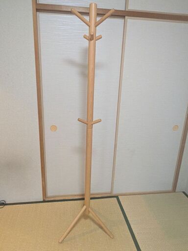 無印良品　ラバー材コートスタンド